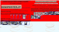 Desktop Screenshot of miniposter.it